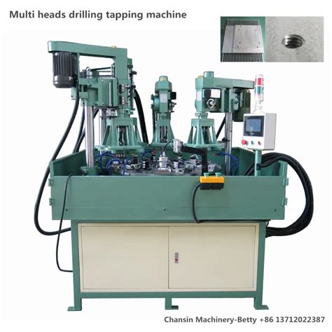 aluminium cnc tapping machine|automated drilling and tapping machine.